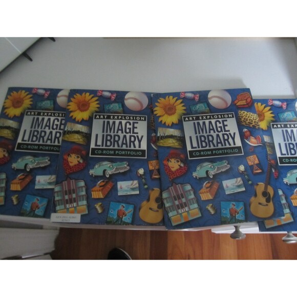 ART EXPLOSION IMAGE LIBRARY CD- ROM (4 PORTFOLIO) - Picture 1 of 2